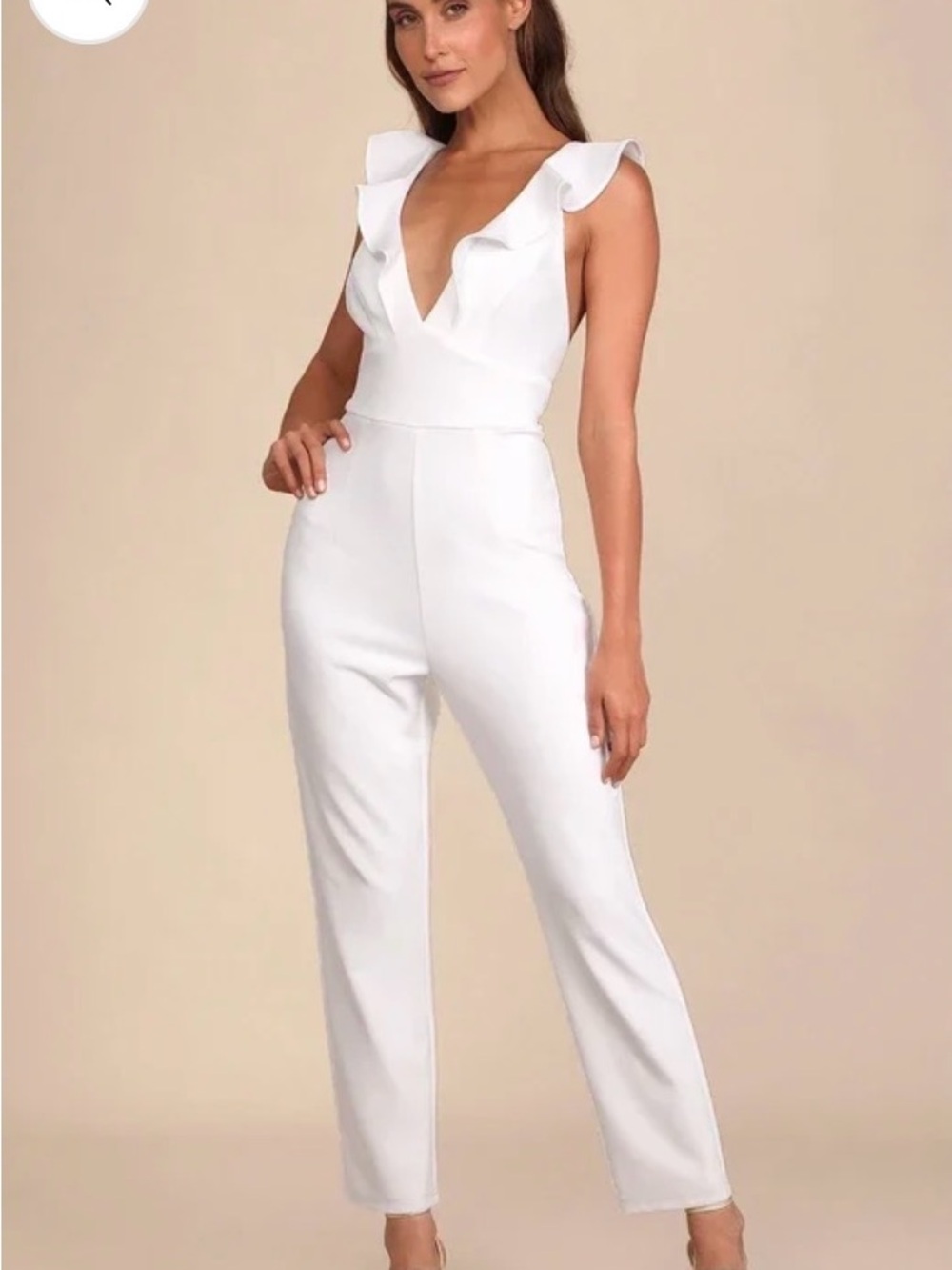 Lulus Leilani Ruffled Jumpsuit — Size M